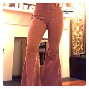 Free People Size 27 Corduroy Bell Bottoms